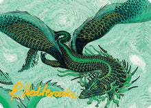 Teval, Arbiter of Virtue Art Card (38/54) (Gold-Stamped Signature) (AATDM-038) - Art Series: Tarkir: Dragonstorm