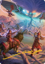 All-Out Assault Art Card (50/54) (Gold-Stamped Signature) (AATDM-050) - Art Series: Tarkir: Dragonstorm