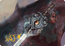 Dragonfire Blade Art Card (40/54) (Gold-Stamped Signature) (AATDM-040) - Art Series: Tarkir: Dragonstorm
