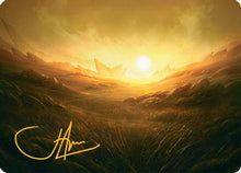 Plains Art Card (31/54) (Gold-Stamped Signature) (AATDM-031) - Art Series: Tarkir: Dragonstorm