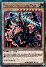 Vanquish Soul Caesar Valius (Ultimate Rare) (RA04-EN046) - Quarter Century Stampede 1st Edition