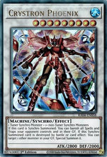 Crystron Phoenix (Ultimate Rare) (RA04-EN058) - Quarter Century Stampede 1st Edition