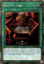 Shien's Dojo (Platinum Secret Rare) (RA04-EN088) - Quarter Century Stampede 1st Edition