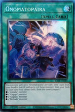 Onomatopaira (CR) (RA04-EN089) - Quarter Century Stampede 1st Edition