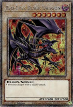Red-Eyes Black Dragon (8th Art) (Platinum Secret Rare) (RA04-EN109) - Quarter Century Stampede 1st Edition