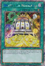 Double or Nothing! (Platinum Secret Rare) (RA04-EN156) - Quarter Century Stampede 1st Edition