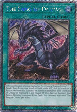 The Fang of Critias (Platinum Secret Rare) (RA04-EN255) - Quarter Century Stampede 1st Edition