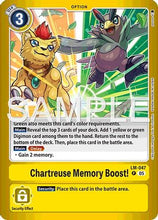 Chartreuse Memory Boost! (LM-047) - Limited Card Pack -Billion Bullet- Foil