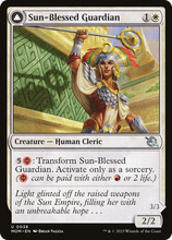 Sun-Blessed Guardian // Furnace-Blessed Conqueror [March of the Machine]