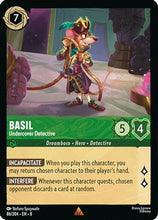 Basil - Undercover Detective (86/204) - Reign of Jafar Cold Foil