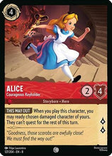 Alice - Courageous Keyholder (127/204) - Reign of Jafar Cold Foil