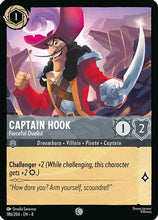Captain Hook - Forceful Duelist (186/204) - Reign of Jafar Cold Foil