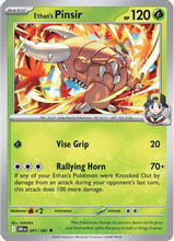 Ethan's Pinsir 1 - SV10 Destined Rivals Reverse Holofoil