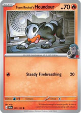 Team Rocket's Houndour 37 - SV10 Destined Rivals Reverse Holofoil