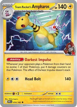 Team Rocket's Ampharos 74 - SV10 Destined Rivals Reverse Holofoil