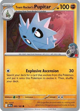 Team Rocket's Pupitar 95 - SV10 Destined Rivals Reverse Holofoil
