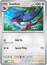 Swellow 157 - SV10 Destined Rivals Reverse Holofoil