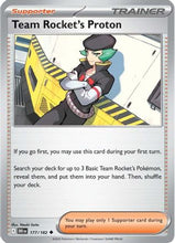 Team Rocket's Proton - 177/182 177 - SV10 Destined Rivals Reverse Holofoil