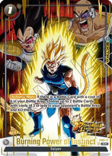 Burning Power of Instinct (Bonus Pack Alternate Art) (FS09-17) - Starter Deck 9 Shallot Holofoil