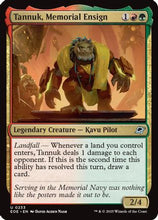 Tannuk, Memorial Ensign (EOE-233) - Edge of Eternities Foil