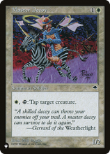 Master Decoy (PLST-TMP-29) - The List