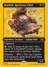 Redshift, Rocketeer Chief (First-Place Foil) (-489) - Aetherdrift