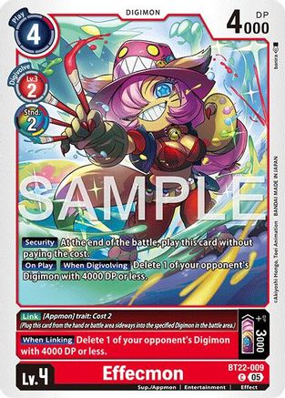 Effecmon (BT22-009) - Cyber Eden