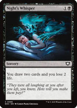 Night's Whisper (EOC-085) - Commander: Edge of Eternities