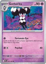 Gothorita 42 - SV White Flare Reverse Holofoil