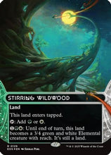 Stirring Wildwood (0129) (Borderless) (Galaxy Foil) (EOS-129) - Edge of Eternities: Stellar Sights Foil