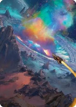 Meteor Crater Art Card (AAEOE-045) - Art Series: Edge of Eternities