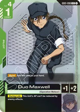 Duo Maxwell (Store Tournament Participant Pack 01) (GD01-090) - Gundam Promotional Cards Holofoil