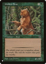 Golden Bear (PLST-P02-127) - The List