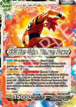 Son Goku // SSG Son Goku, Crimson Power (BT28-105) - Prismatic Clash
