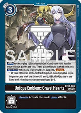 Unique Emblem: Gravel Hearts (EX10-069) - Sinister Order