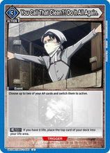 You Call That Clean?! Do It All Again. (UE10BT/AOT-1-030) - UE10BT Attack on Titan