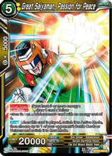 Great Saiyaman, Passion for Peace (BT28-085) - Prismatic Clash