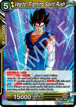 Vegito, Fighting Spirit Rush (BT28-099) - Prismatic Clash Foil
