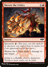 Skewer the Critics (PLST-RNA-115) - The List