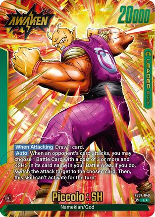 Piccolo : SH - FB07-049 (Alternate Art) (FB07-049) - Wish For Shenron Holofoil