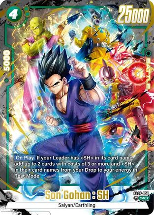 Son Gohan : SH - FB07-058 (Alternate Art) (FB07-058) - Wish For Shenron Holofoil