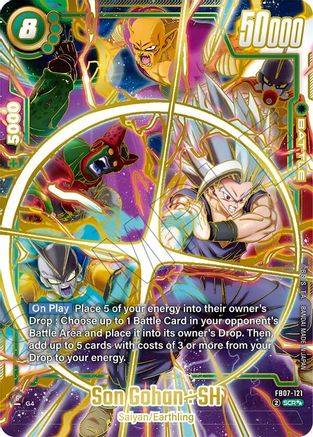 Son Gohan : SH - FB07-121 (Super Alternate Art) (FB07-121) - Wish For Shenron Holofoil