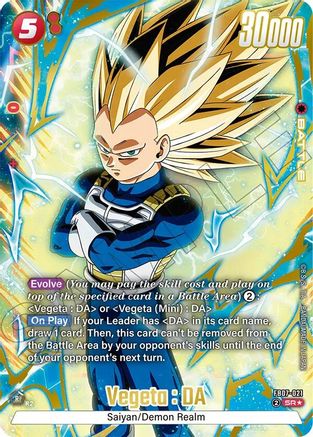 Vegeta : DA - FB07-021 (Alternate Art) (FB07-021) - Wish For Shenron Holofoil