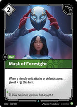 Mask of Foresight (060/298) - Origins