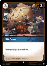 Pit Crew (091/298) - Origins Foil