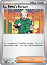 Lt. Surge's Bargain - 120/132 120 - ME01 Mega Evolution Reverse Holofoil