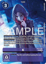 K (Alternate Art) (BT23-088) - Hackers' Slumber Foil