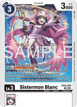 Sistermon Blanc (BT23-076) - Hackers' Slumber Foil