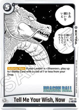 Tell Me Your Wish, Now (FB07-118) - Manga Booster 02 Holofoil