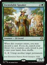 Formidable Speaker (ECL-176) - Lorwyn Eclipsed Foil